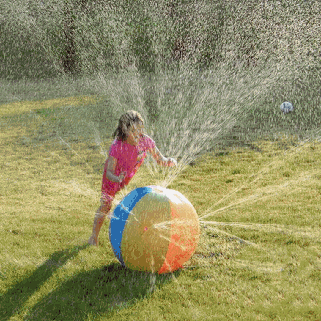 Pelotaa Inflable Lanza Agua Chorros Verano