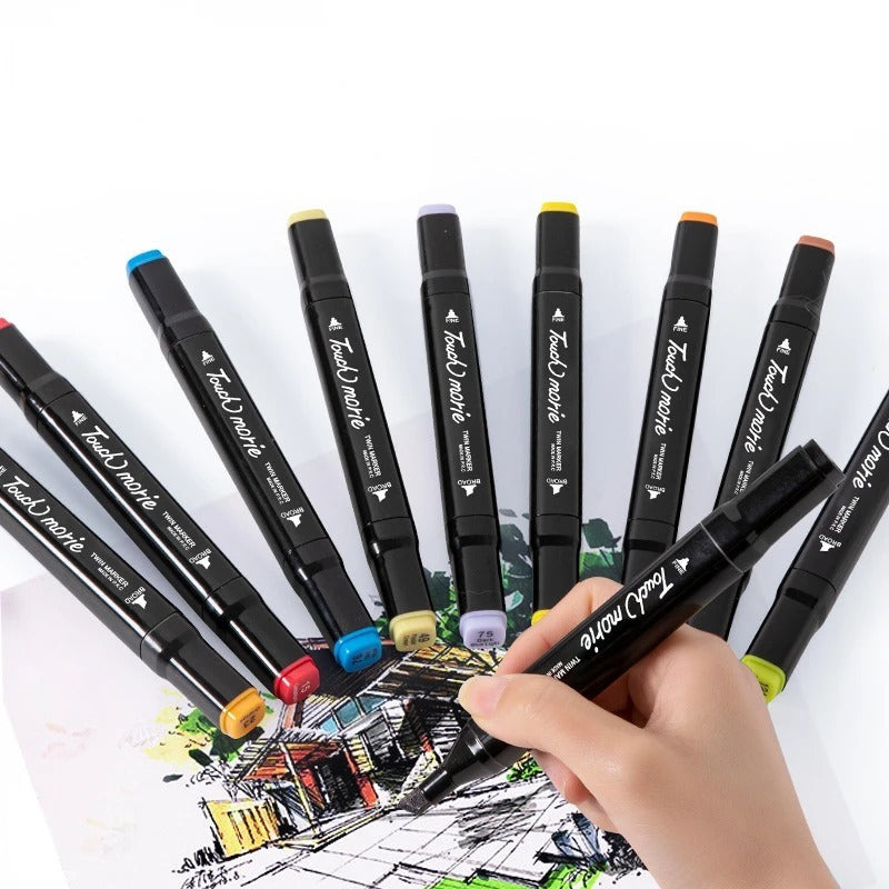 ⭐ MARCADOR ROTULADORES DOBLE PUNTA 24 PC