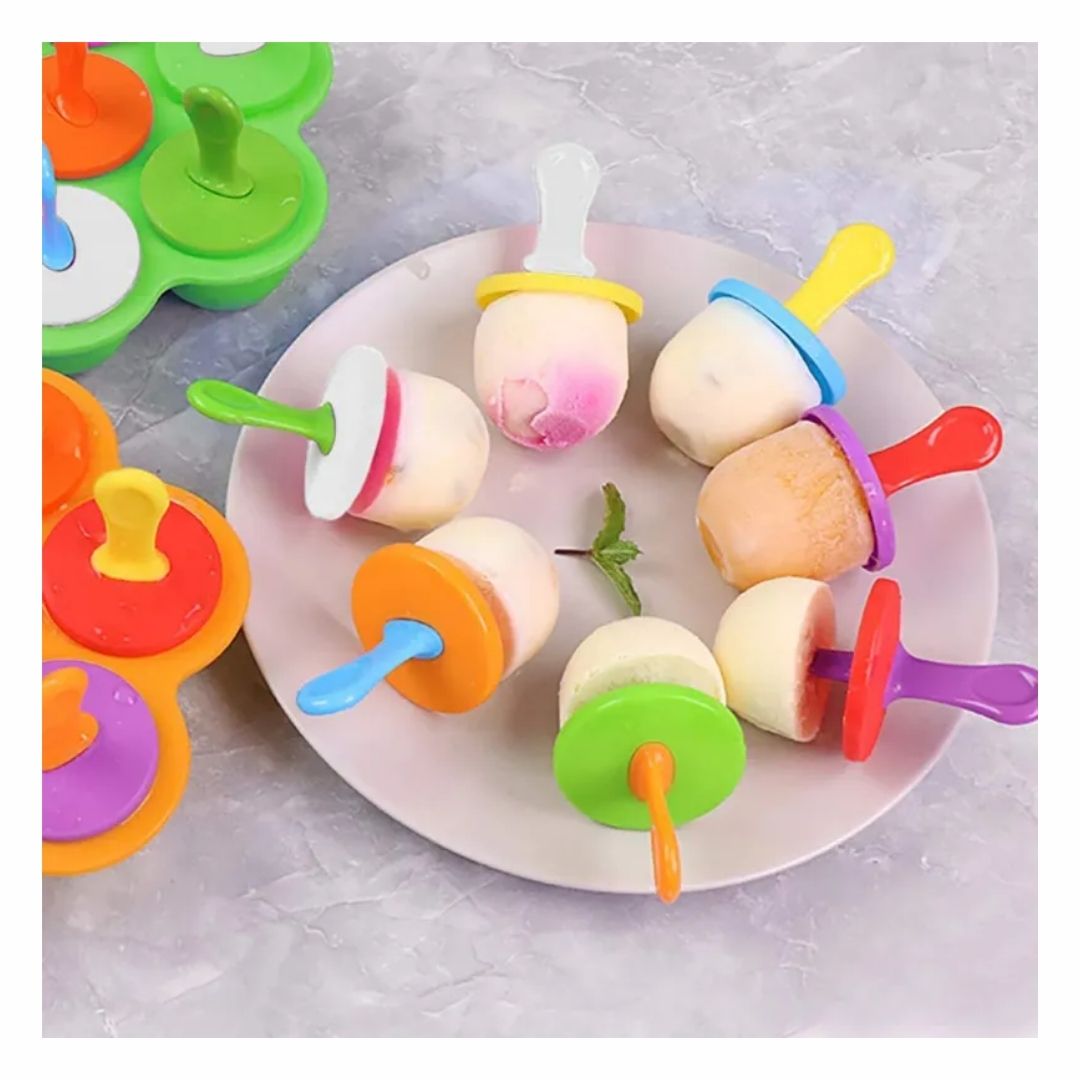 Moldes De Silicona Para Paletas De Fruta