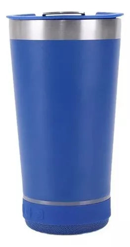 Vaso Térmico Con Parlante Bluetooth
