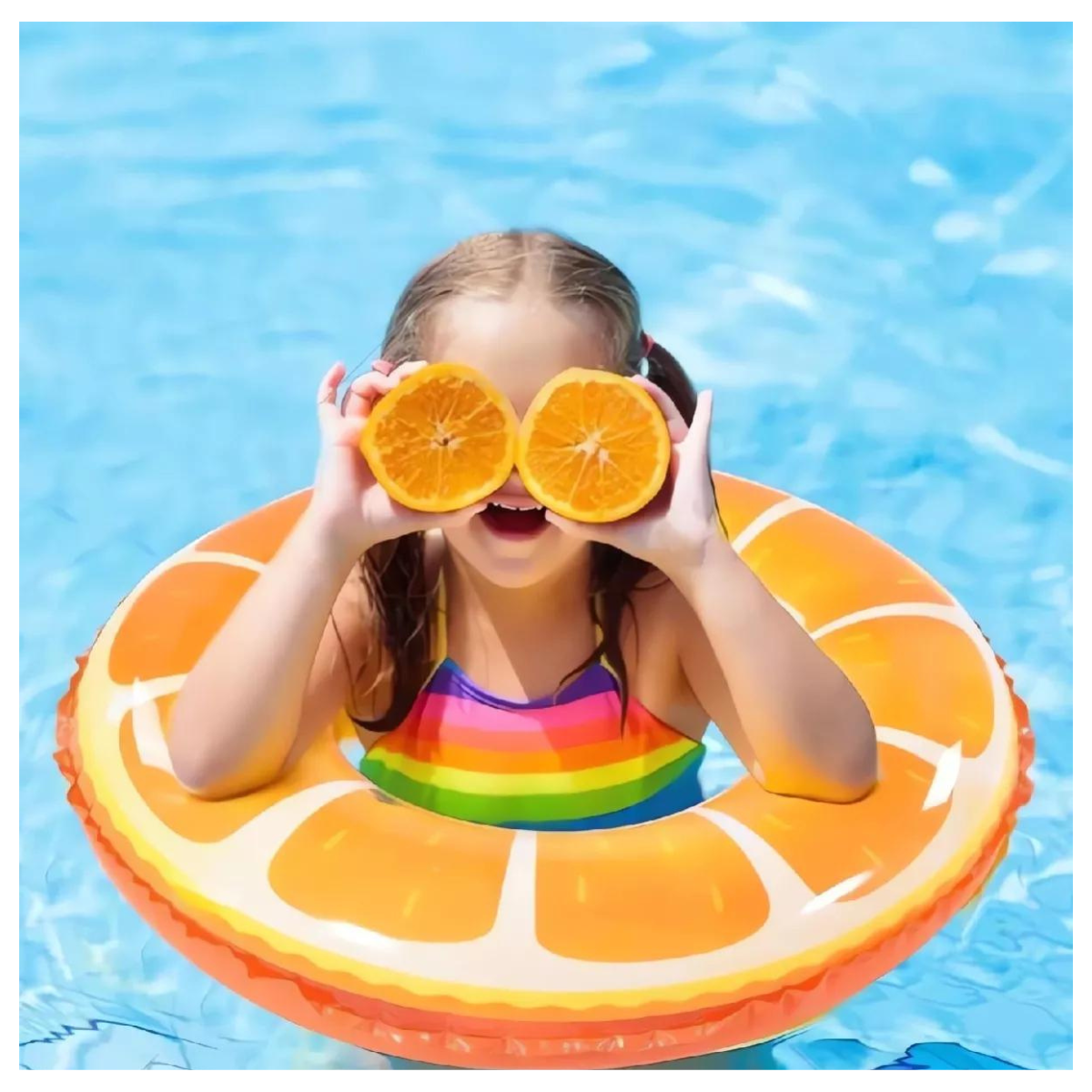 Flotadores de Naranja 80 cm