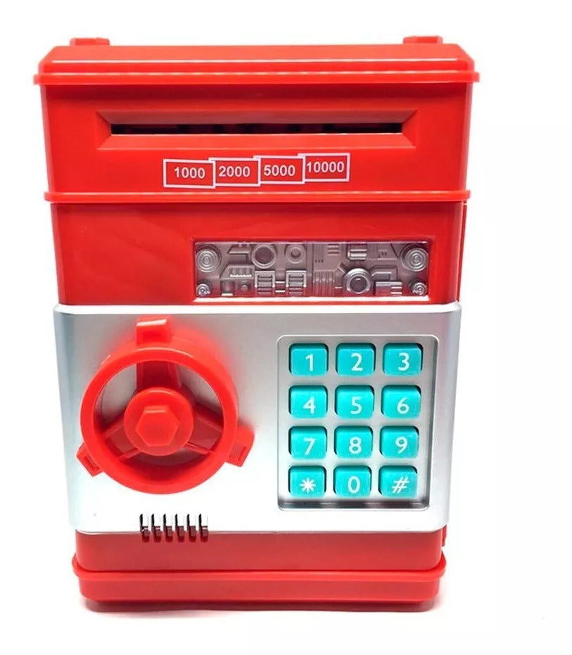 Alcancia Electronica Tipo Caja Fuerte Ju