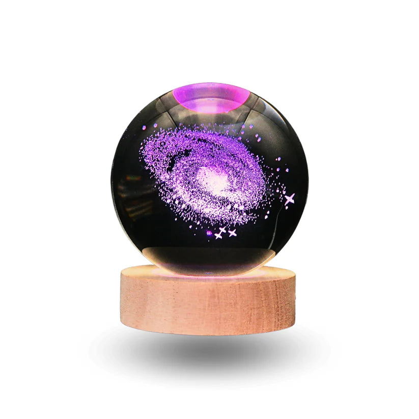 Lampara Bola De Cristal LED RGB Colores