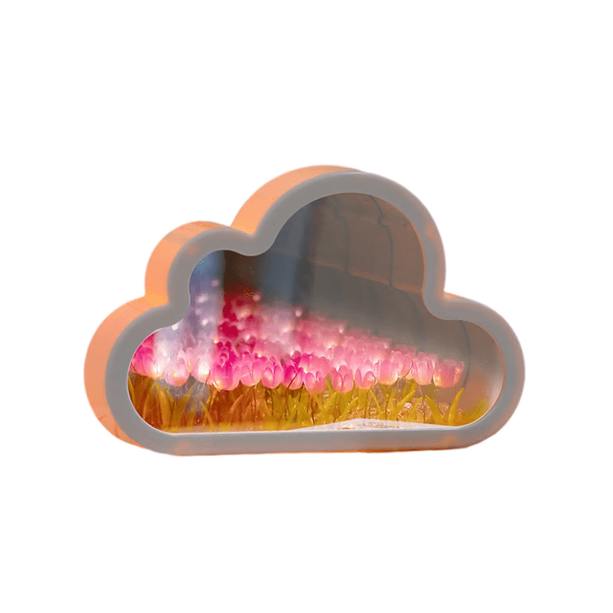 Lampara Tulipanes Infinitos Led Espejo