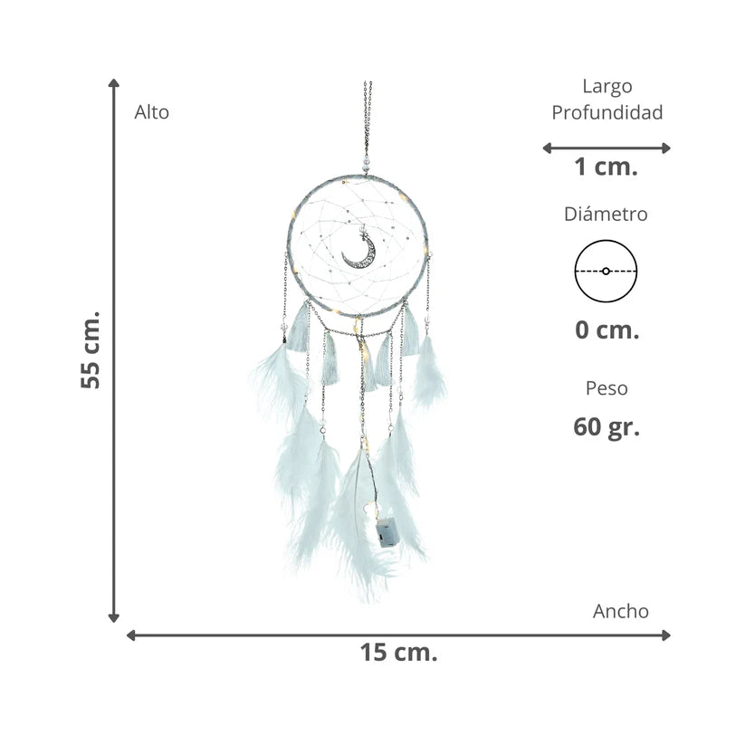 Atrapasueños Decoración Luz LED Colgante