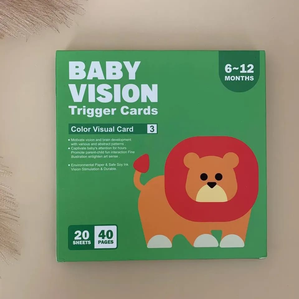 TARJETAS ESTIMULACION VISUAL  6-12 MESES