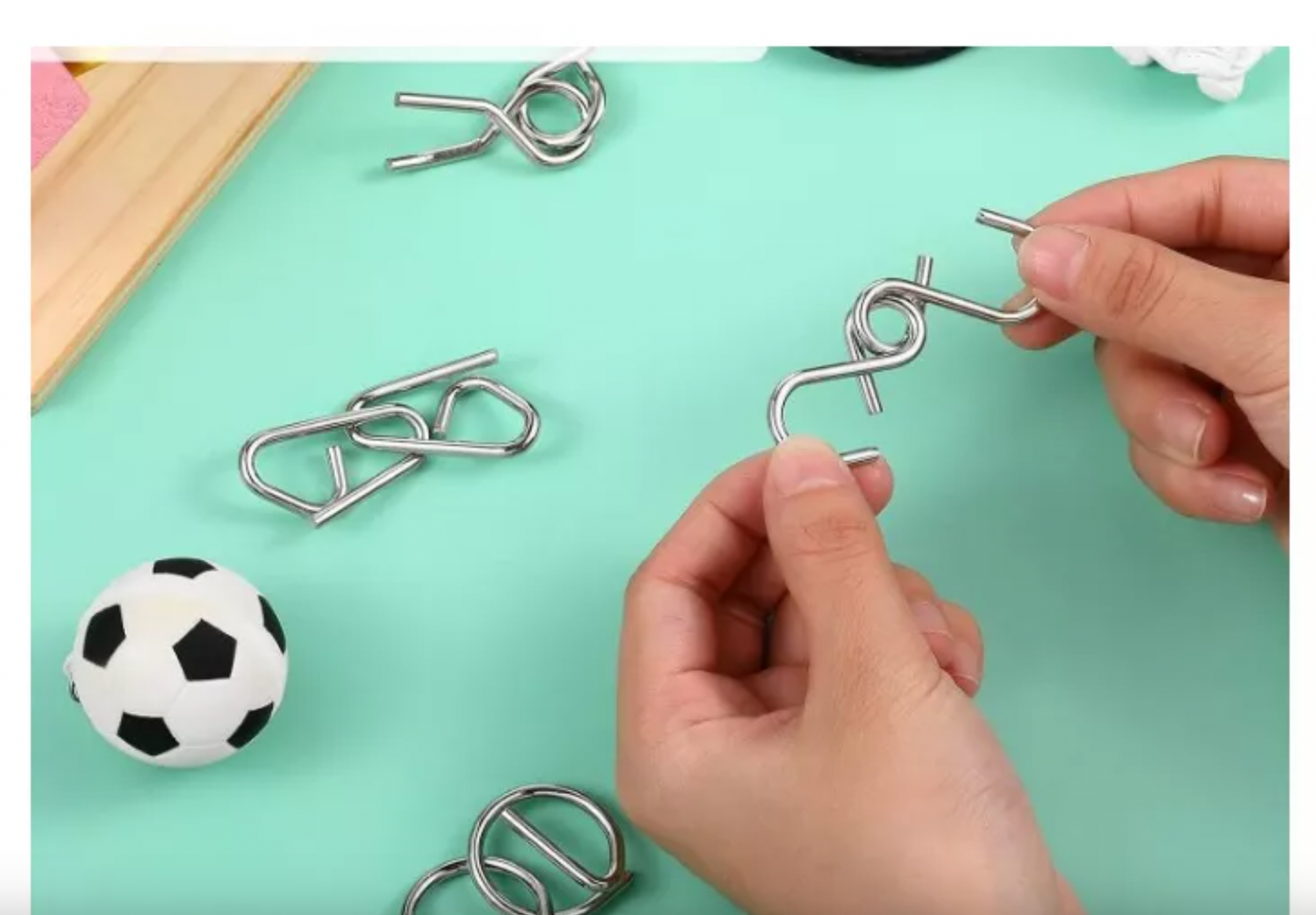 Rompecabezas De Alambre De Metal Rompeca