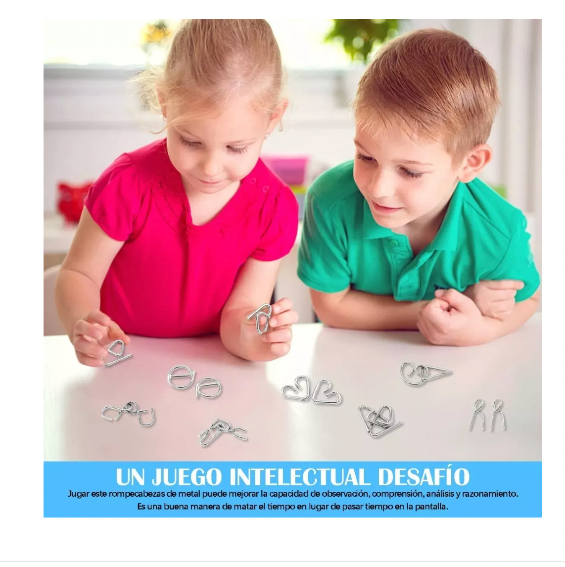 Rompecabezas De Alambre De Metal Rompeca