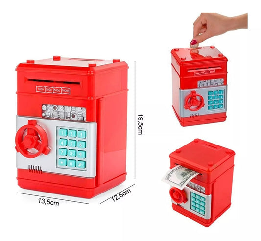 Alcancia Electronica Tipo Caja Fuerte Ju
