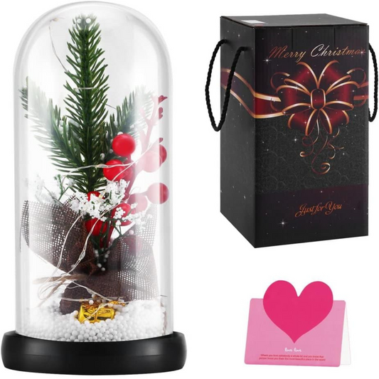 Árbol de Navidad LED Cúpula de Cristal