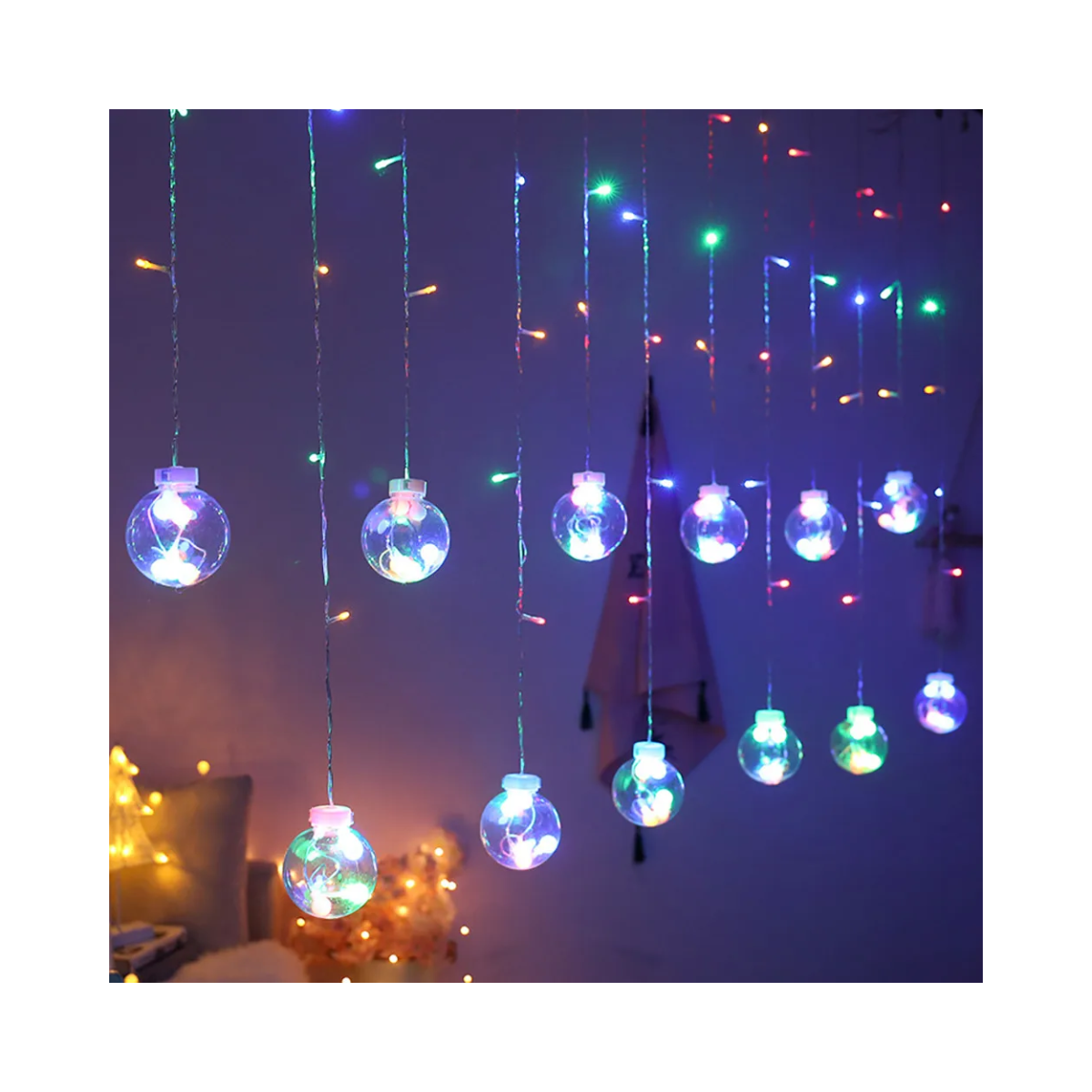 Esferas de Luces LED navideñas 3 metros