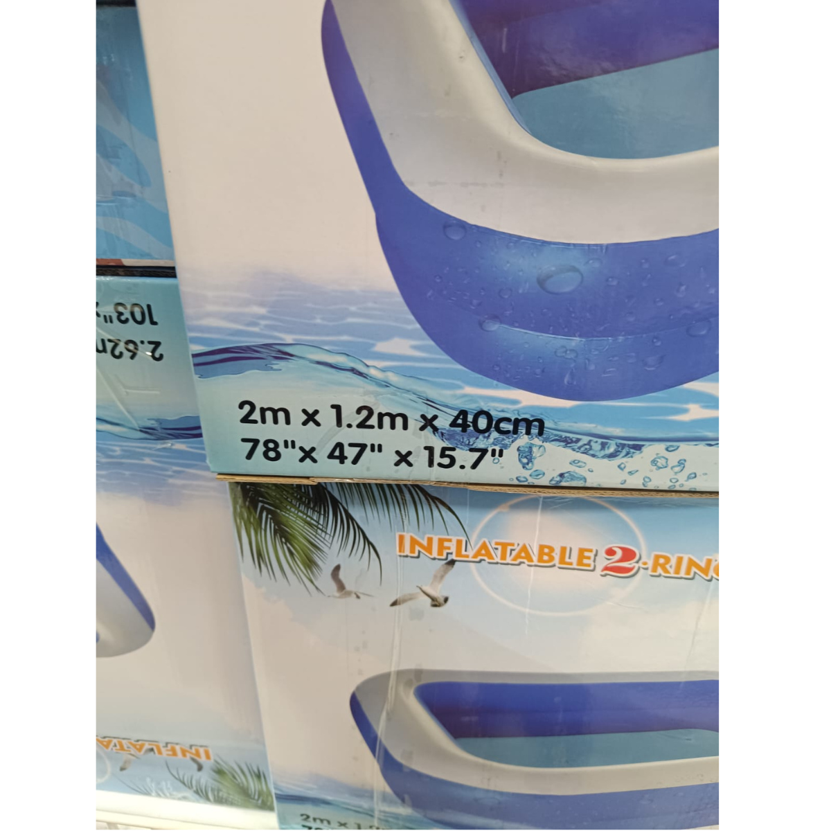 Piscina inflable rectangular