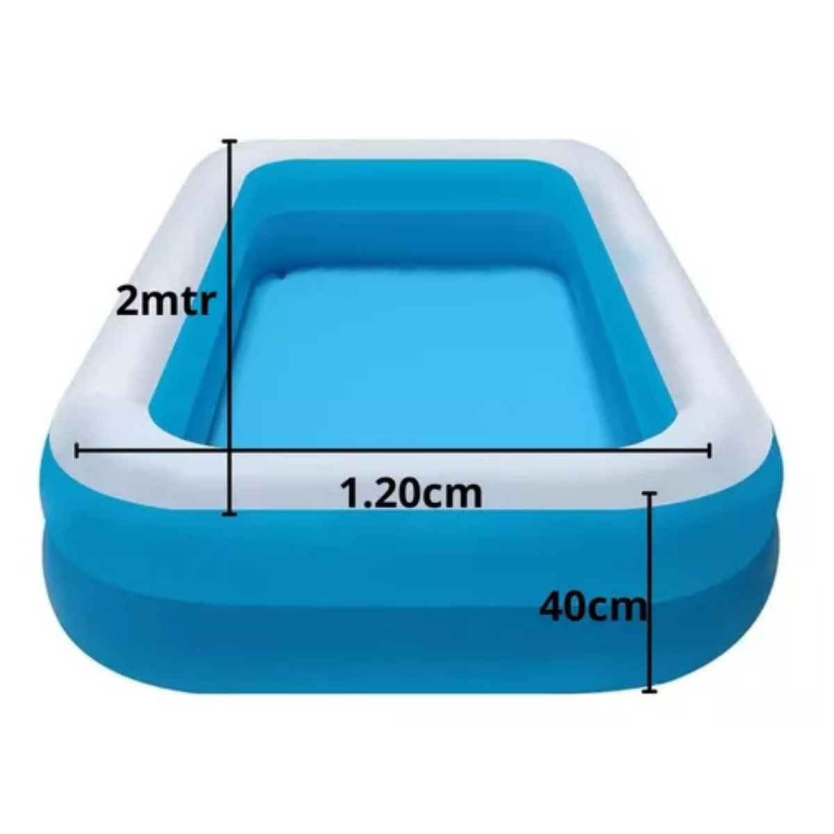 Piscina inflable rectangular