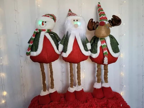Pack 3 Muñecos Navidad 95cm
