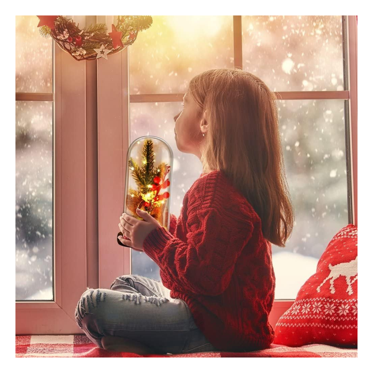 Árbol de Navidad LED Cúpula de Cristal