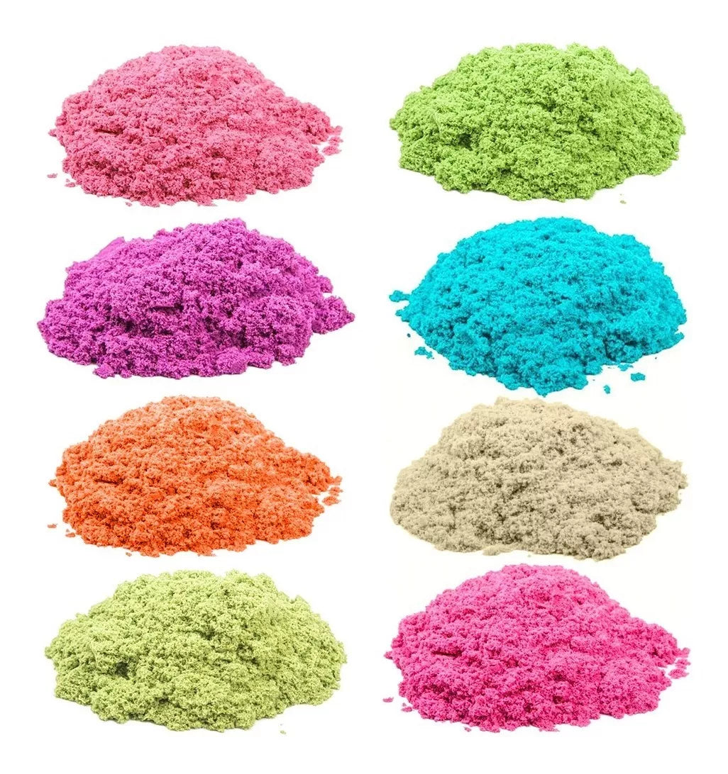 Arena Mágica 1 Kilo Con Moldes Niños