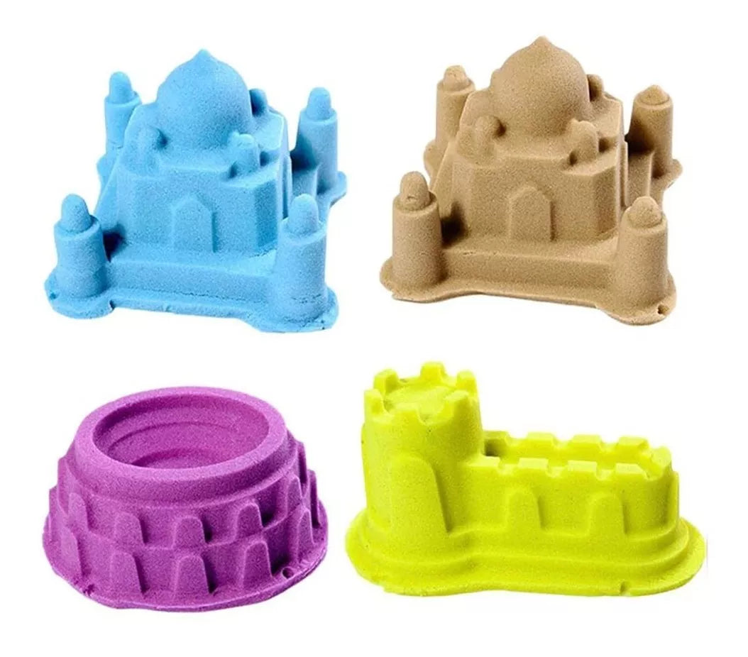 Arena Mágica 1 Kilo Con Moldes Niños