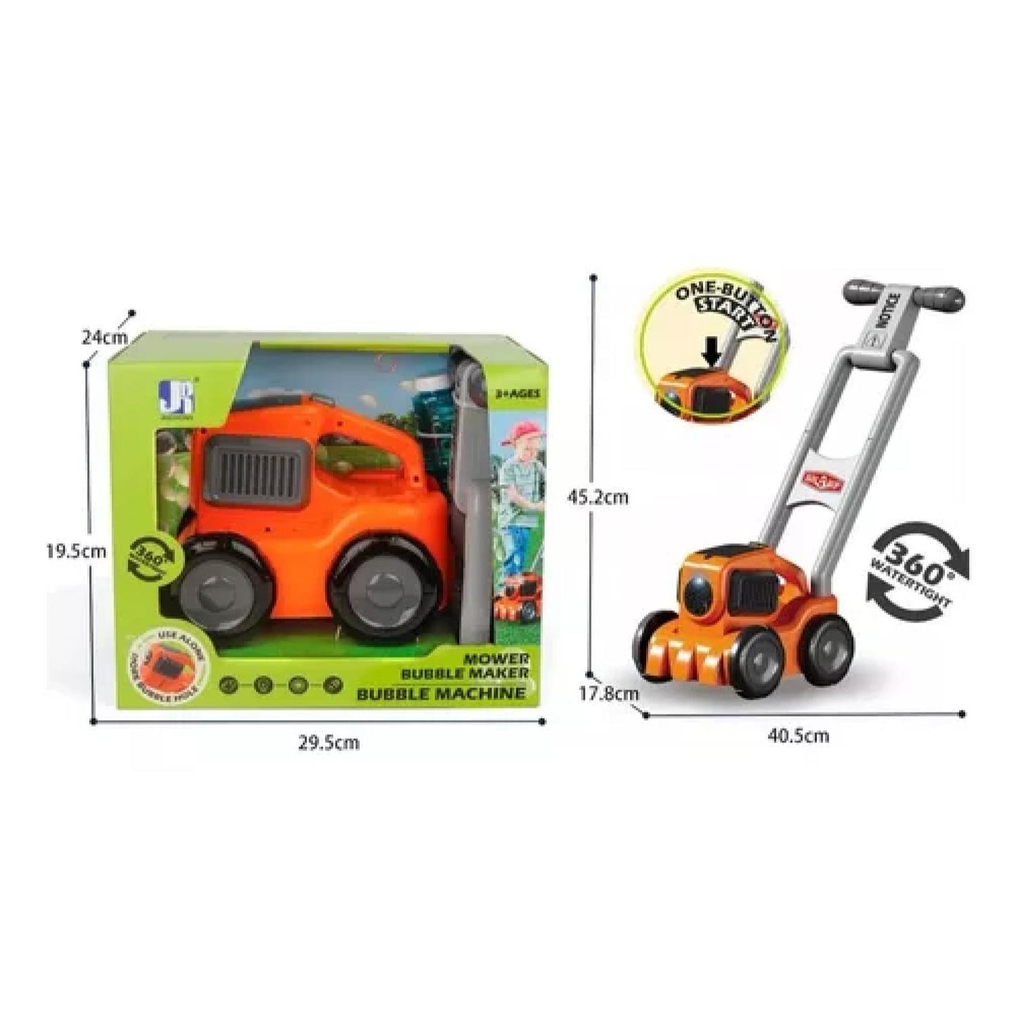 Carrito Corta Cesped Lanzador De Burbujas