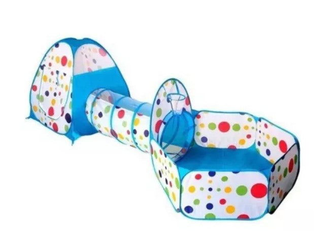 Carpa Piscina De Pelotas Con Tunel