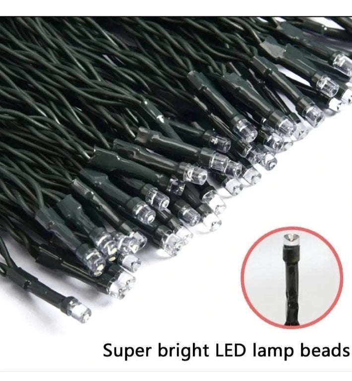 Pack 2 Luz 100 Led Guirnalda Solar