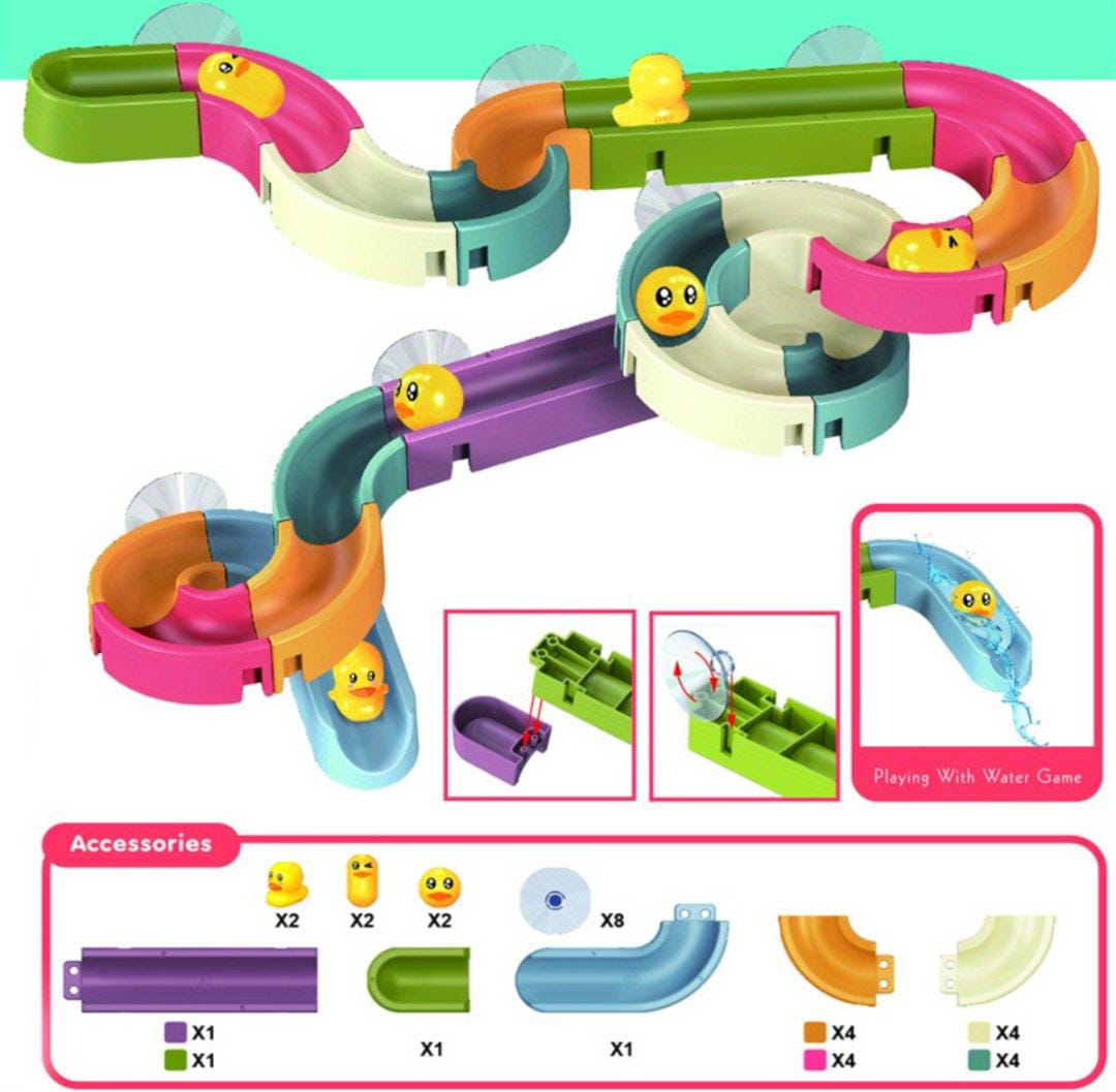 PISTA RESBALADIZA ARMABLE JUGUETE DE BAÑO