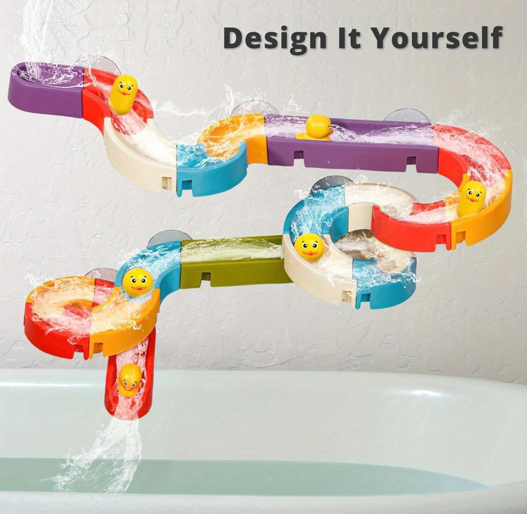 PISTA RESBALADIZA ARMABLE JUGUETE DE BAÑO