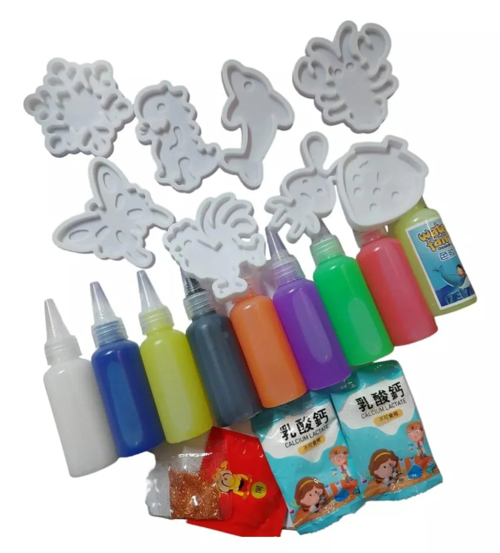 Kit Elfo De Agua Mágico 9 Colores 60 ml