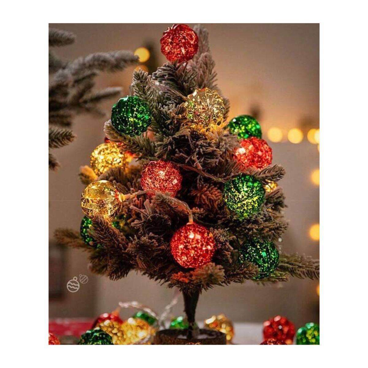 Tira de bambalinas para Navidad