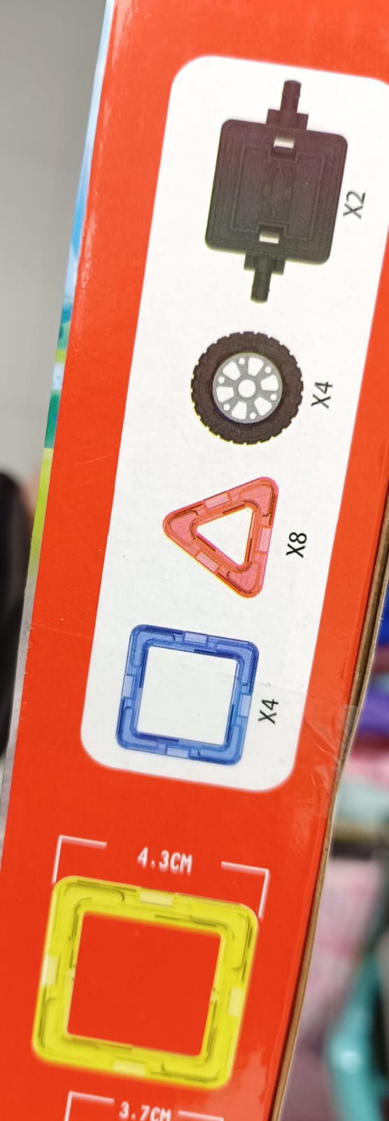 Juego de Bloques Magnéticos Mini Auto