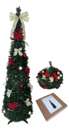 Arbol de Navidad Plegable Original 1.80m