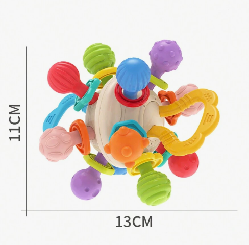 Juguete mordedor multi sensorial