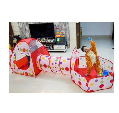 Carpa Piscina De Pelotas Con Tunel