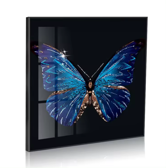 Pintura Decorativa Con Diseño Mariposa