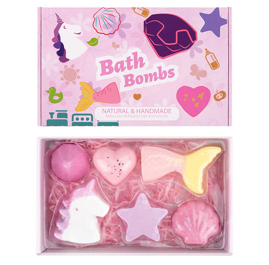 Set de 6 pcs Bombas Efervescentes Bañera